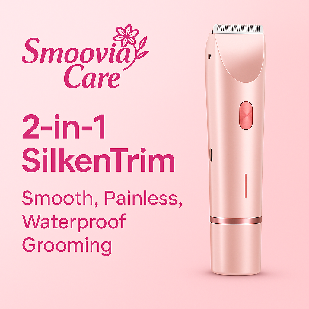 ✨ SmooviaCare SilkenTrim™ – 2-in-1 Bikini & Body Trimmer