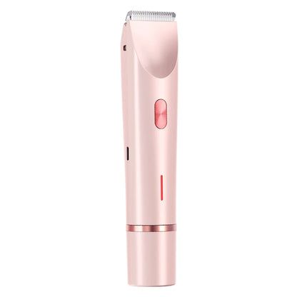 Electric Razor Woman Shaver Dual Head Electric Hair Clipper Women Mustache Epilator Leg Bikini Body Hair Trimmer for Pubic Legs